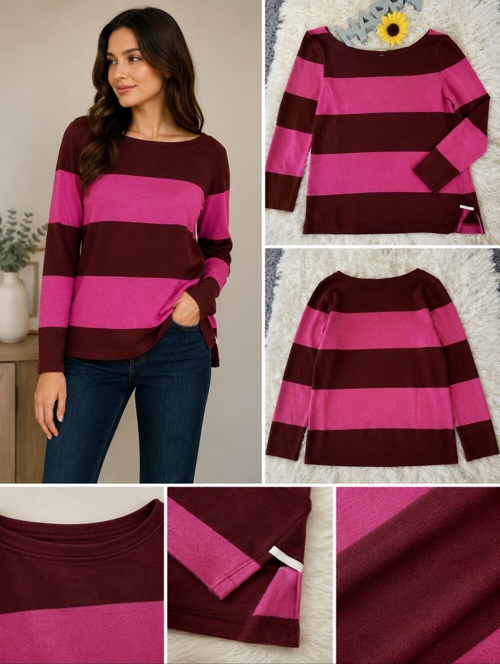 J.CREW TOP STRIPED TOP/SWEATER 🍹